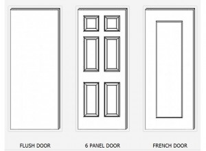 门类型的标准门尺寸门出售前悬挂门