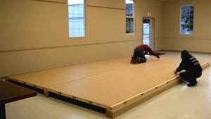 舞蹈地板易于组装便携式舞池便携式舞池